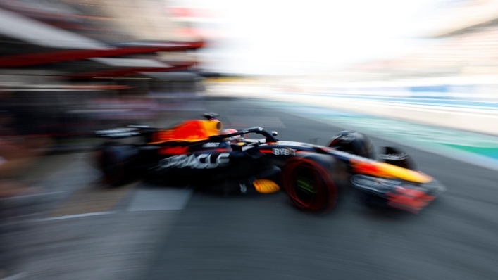 Max Verstappen completed a practice double for the Spanish Grand Prix (Joan Monfort/AP)