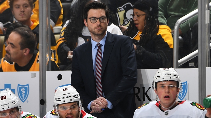 Former Chicago Blackhawks head coach Jeremy Colliton