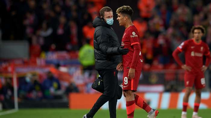 Liverpool striker Firmino ruled out with 'serious' hamstring injury
