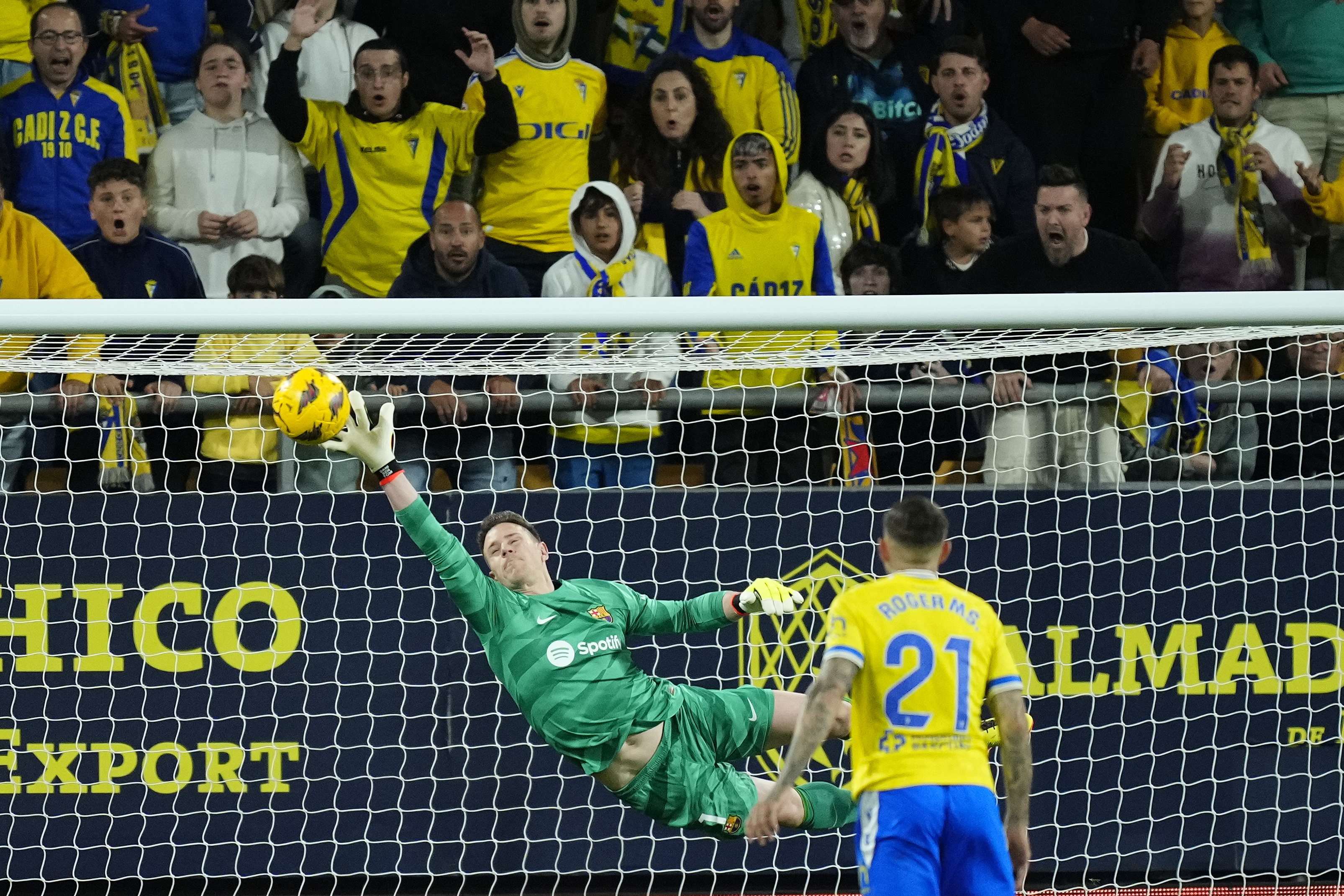 Barcelona goalkeeper Marc-Andre ter Stegen was in fine form in Cadiz