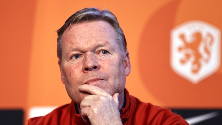 Ronald Koeman's first game back as Netherlands boss did not go to plan