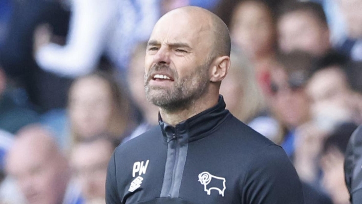 Derby manager Paul Warne saw his side beaten by Sheffield Wednesday (Richard Sellers/PA)