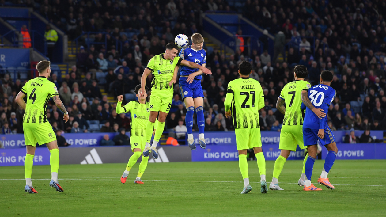 Leicester City 1-1 Portsmouth: Swift leads second-half revival against stuttering hosts