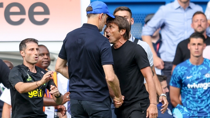 Thomas Tuchel and Antonio Conte clashed twice at Stamford Bridge