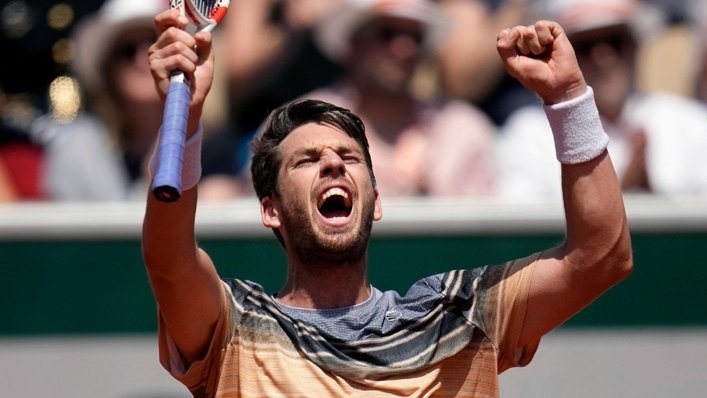 Cameron Norrie is hoping to have Jon Bon Jovi supporting him at Wimbledon (Christophe Ena/AP)