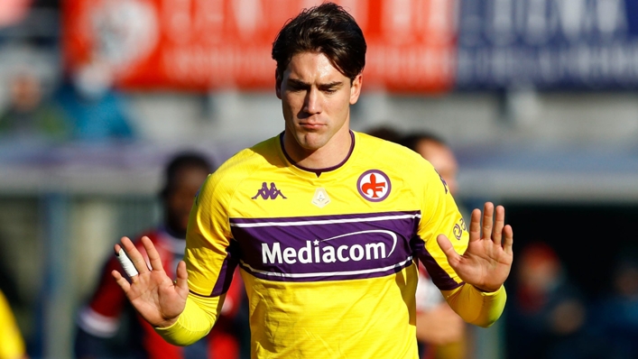Fiorentina's Dusan Vlahovic is a wanted man