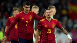 Alvaro Morata and Yeremi Pino enjoyed a night to remember for Spain.