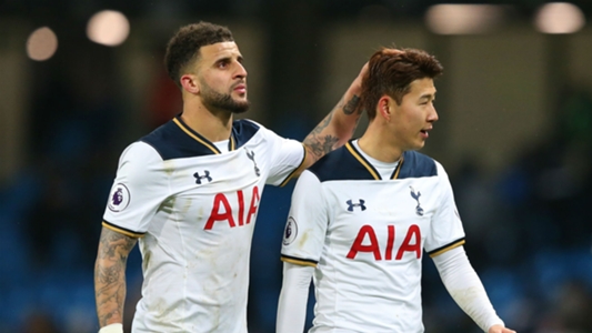 Image result for son heung min vs kyle walker