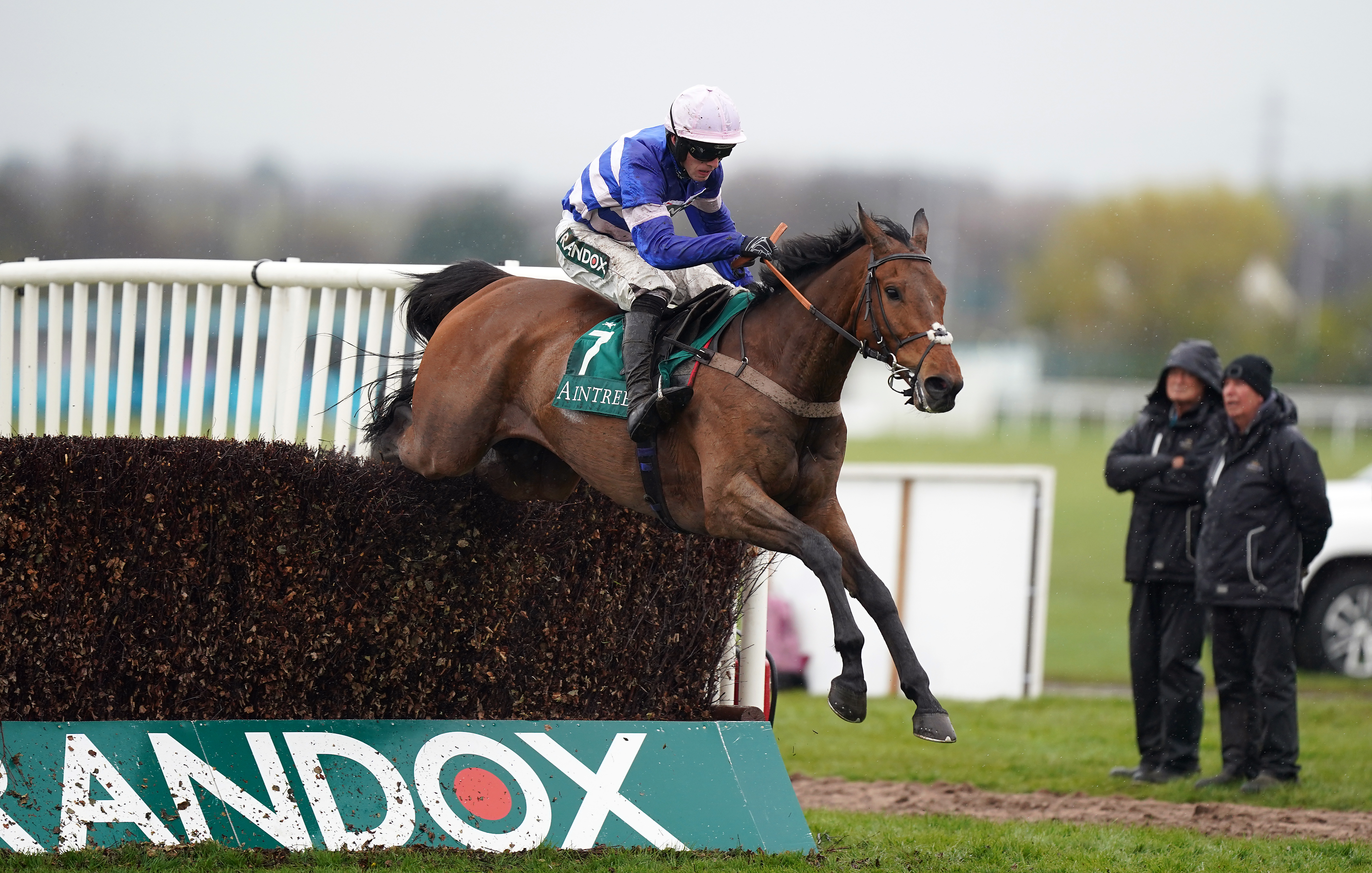 Pic D’Orhy in winning action at Aintree last April