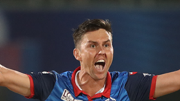Trent Boult took two wickets in as many balls
