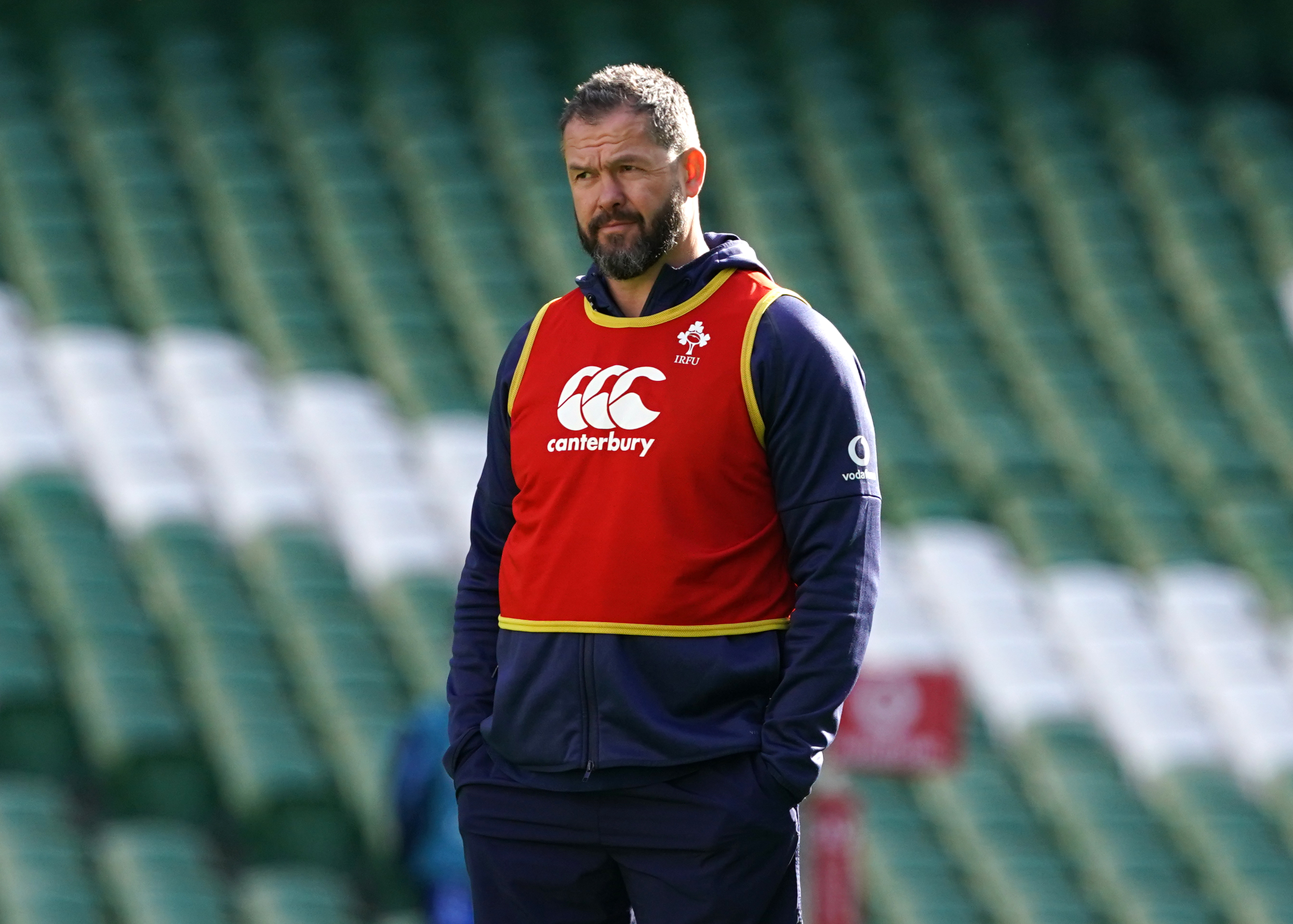 Ireland head coach Andy Farrell is preparing to face England at Twickenham