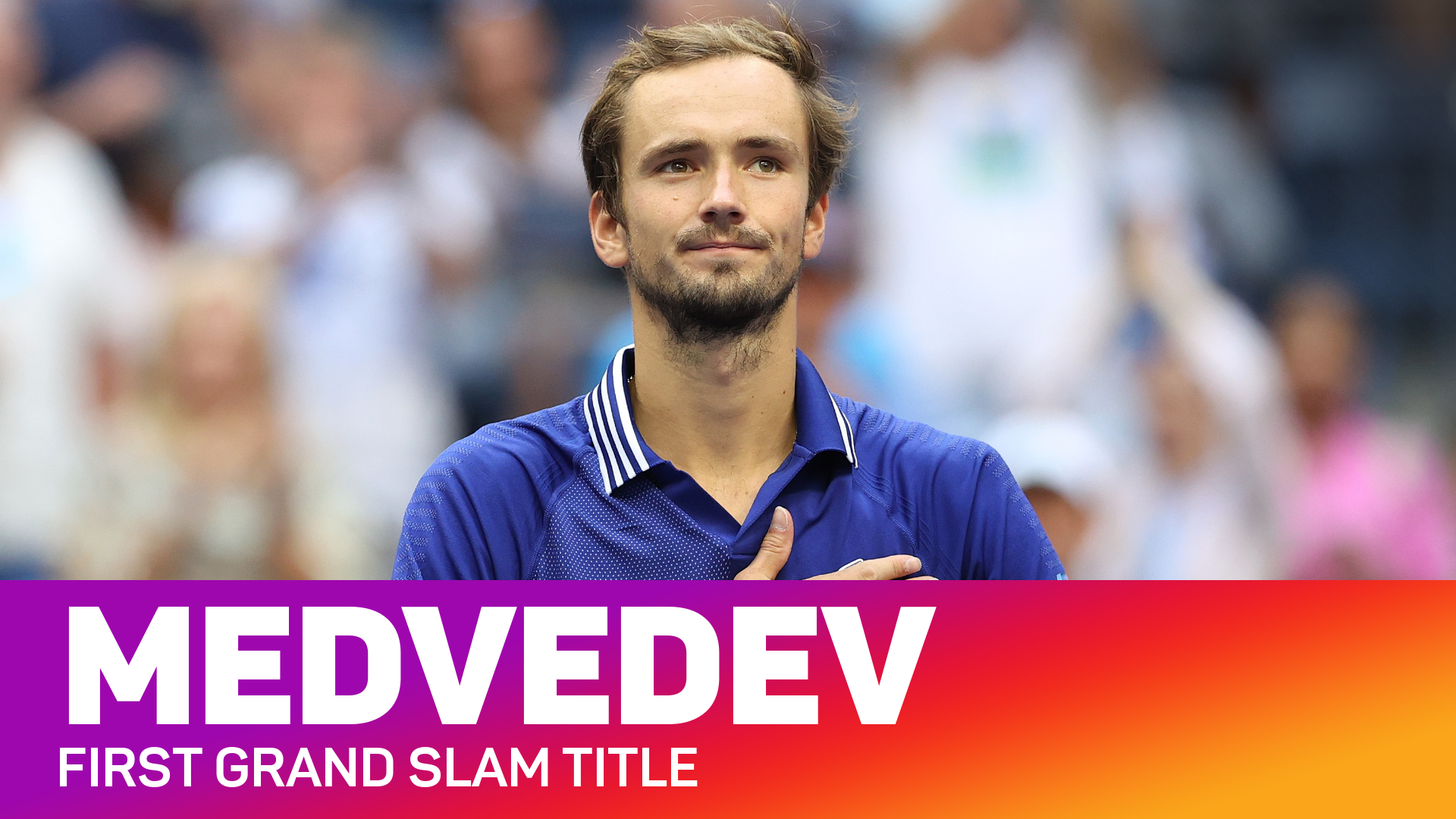 Daniil Medvedev has won his first major