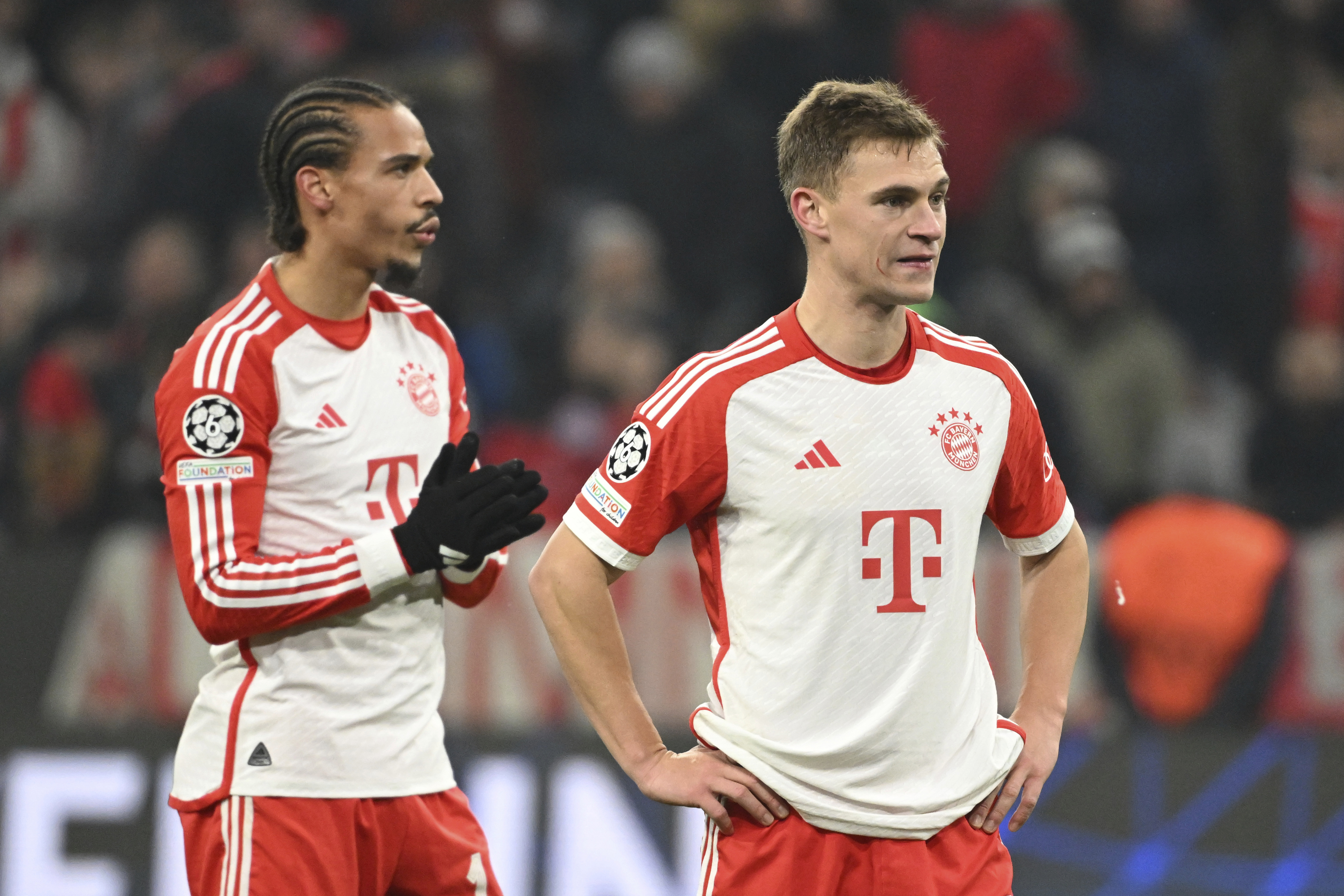 Leroy Sane and Joshua Kimmich