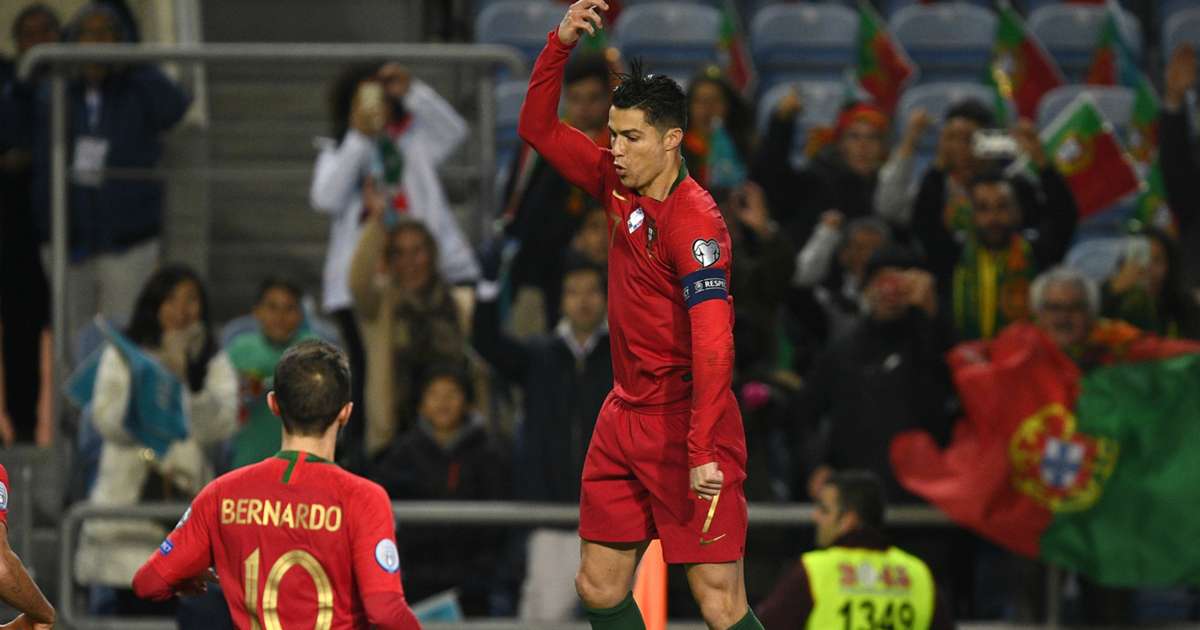 Cristiano Ronaldo goal hat-trick, Lituania 1 - Portugal 4