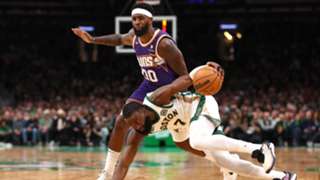 NBA: Celtics sink 25 3-pointers to beat Suns, clinch playoff spot