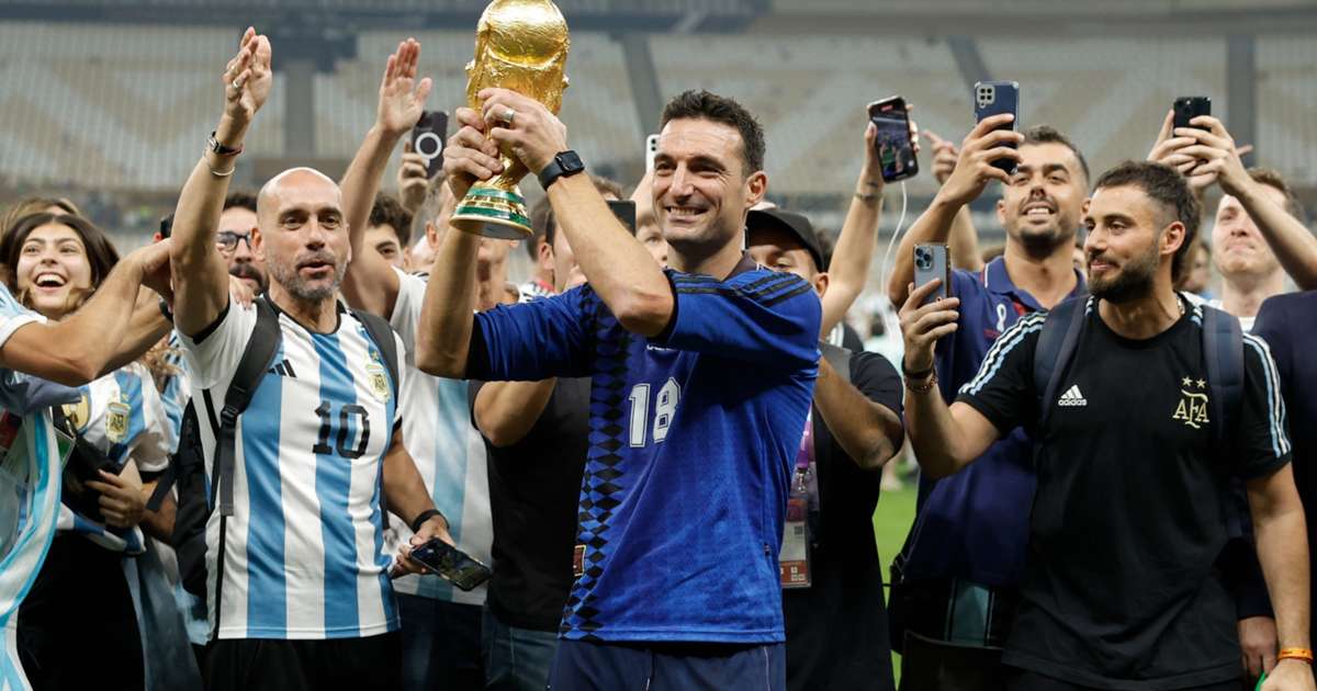 Argentina head coach Lionel Scaloni led the team to triumph in the 2022 FIFA World Cup in Qatar