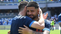 Lorenzo Insigne was in tears at the end of his final home game for Napoli