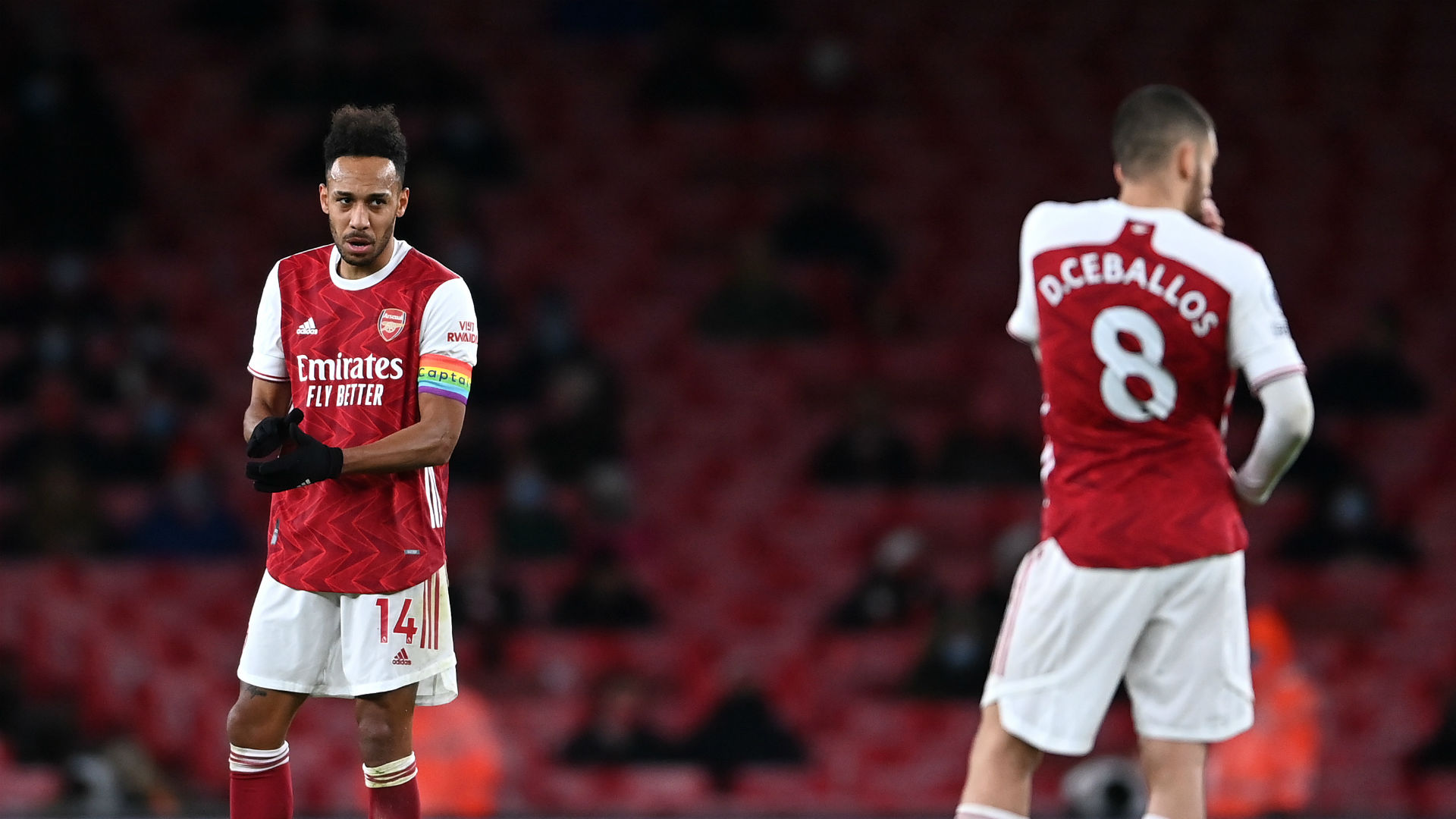Arsenal 0-1 Burnley: Xhaka sent off as Aubameyang own goal piles pressure on Arteta