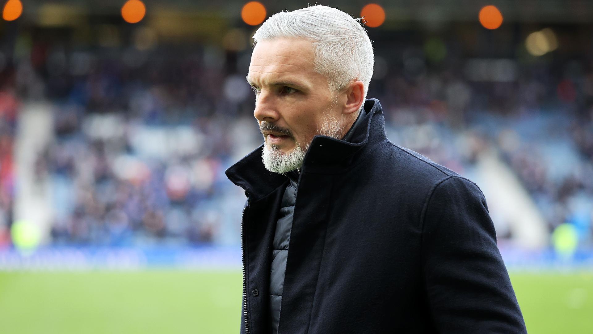 Jim Goodwin’s side host relegation rivals Ross County on Saturday (Steve Welsh/PA)
