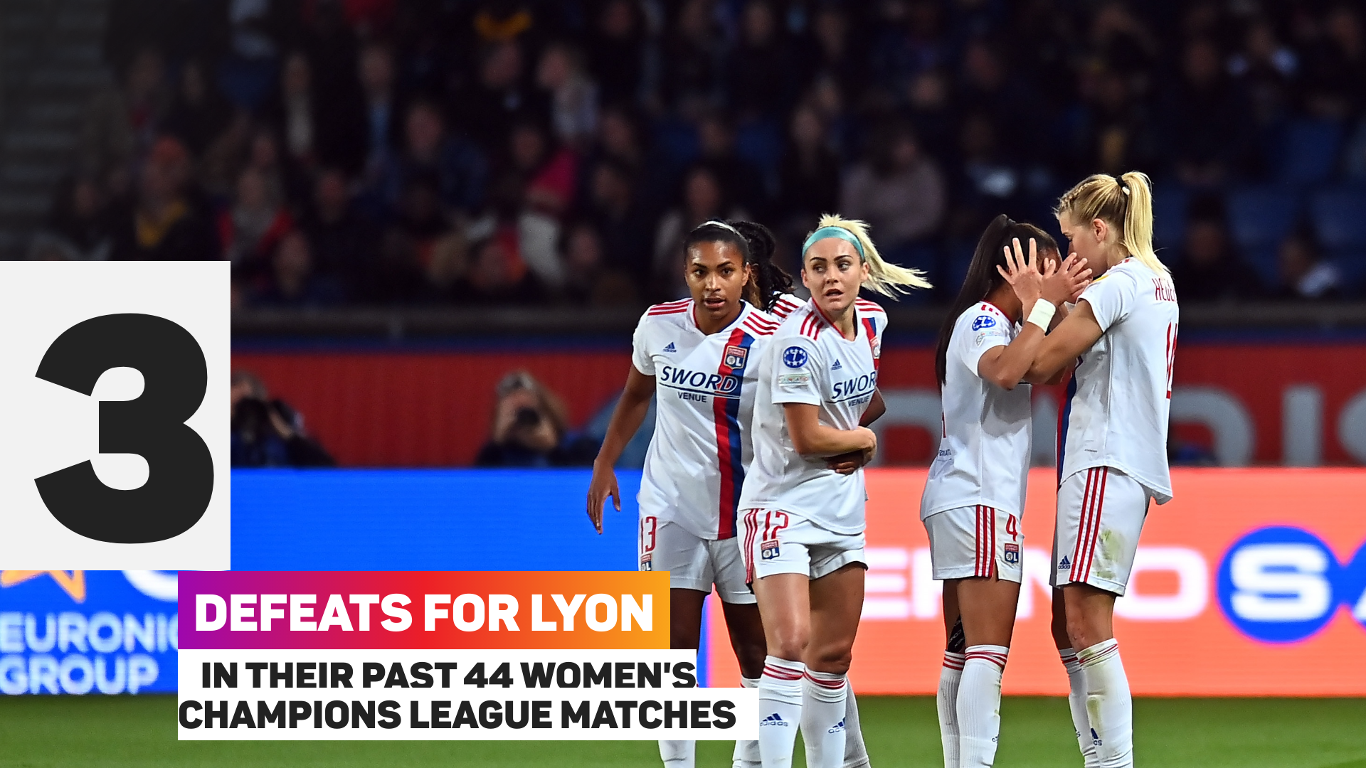 Lyon have lost just 33 of their past 44 Women's Champions League games