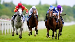 The Foxes ridden by jockey Oisin Murphy (second right, blue and white silks) on their way to winning the Al Basti Equiworld Dubai Dante Stakes on day two of the Dante Festival 2023 at York Racecourse. Picture date: Thursday May 18, 2023.