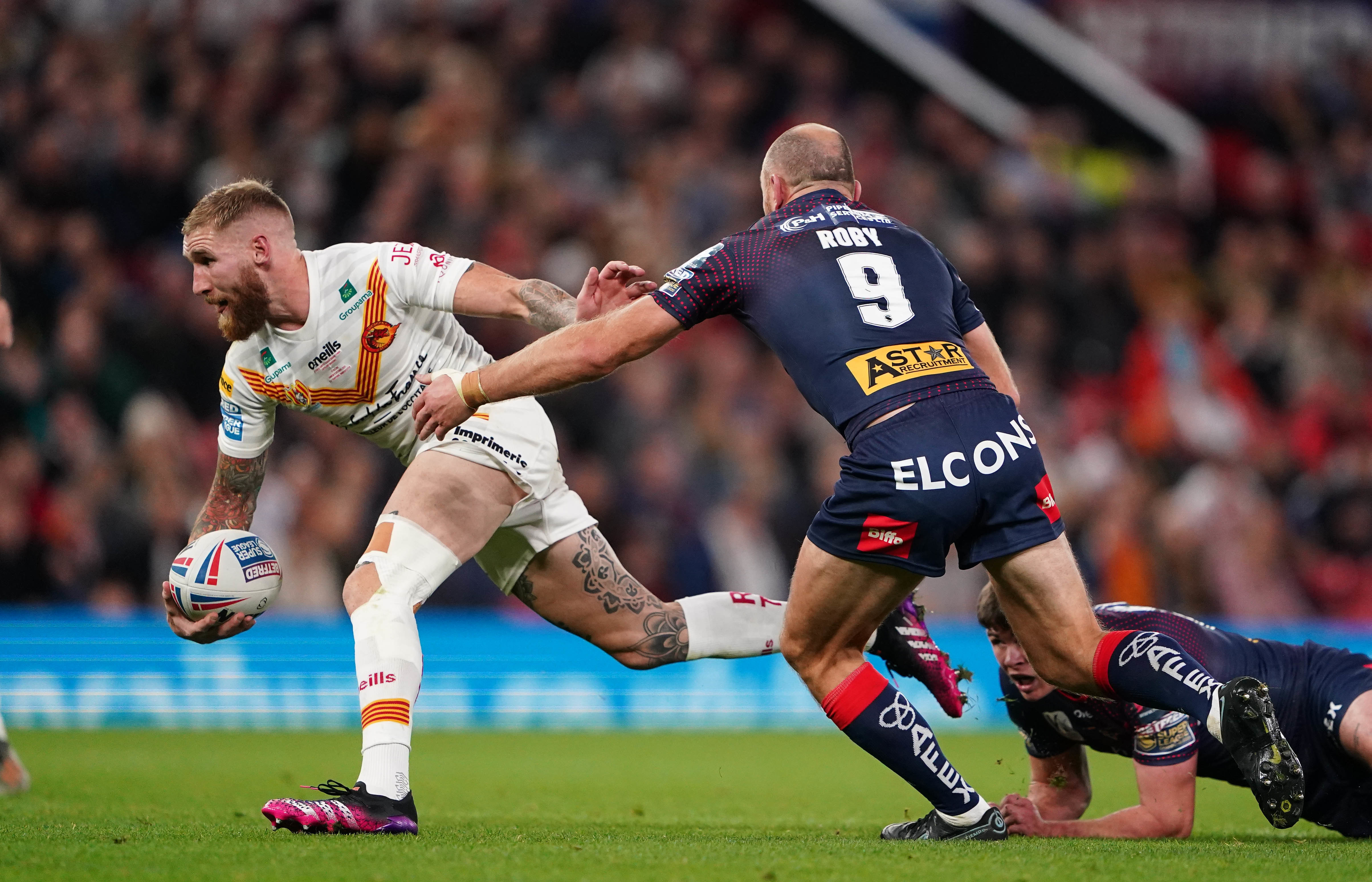 Sam Tomkins and James Roby file photo