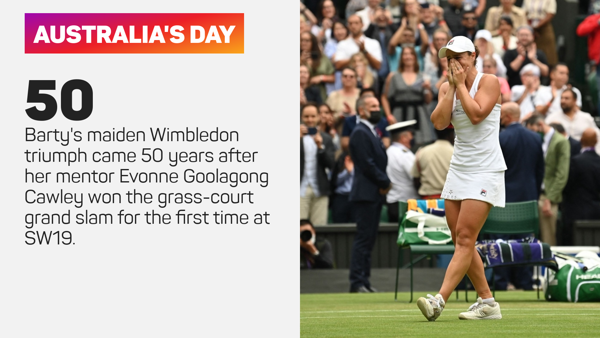 Wimbledon: Barty battles past Pliskova to win first title at SW19