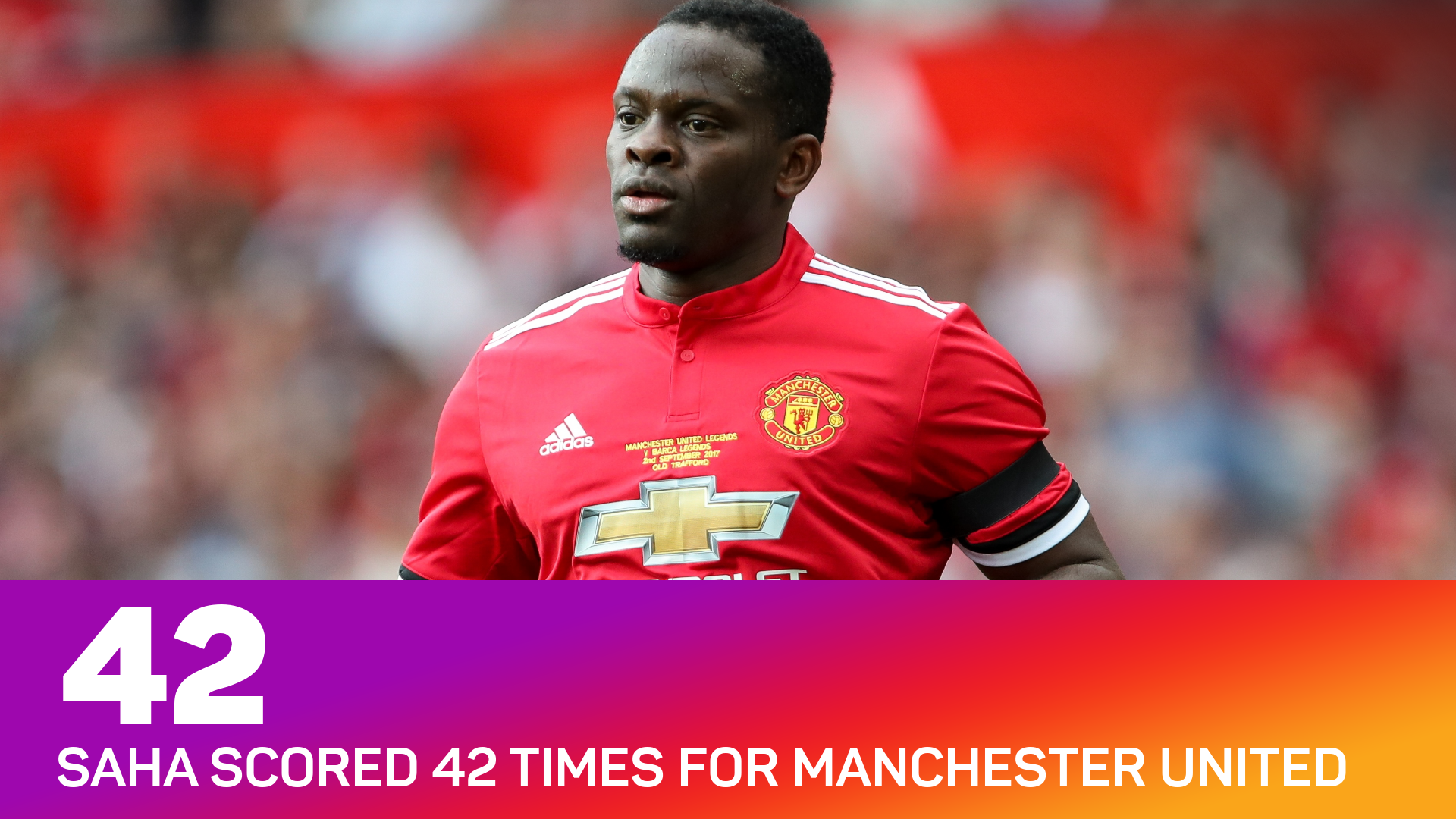 Former Manchester United striker Louis Saha