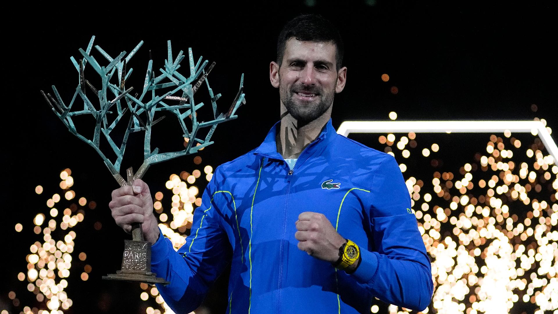 Novak Djokovic sets sights on major goals after securing Paris Masters title