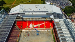 The final stages of redevelopment work of the Anfield Road stand means Liverpool will play a home pre-season friendly at Preston’s Deepdale ground (Peter Byrne/PA)