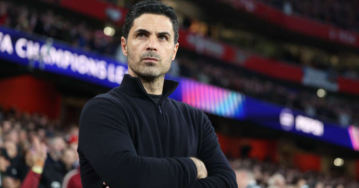 Mikel Arteta speaking to the press ahead of Arsenal's crucial match against Manchester City