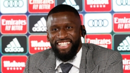 Antonio Rudiger was unveiled by Real Madrid on Monday