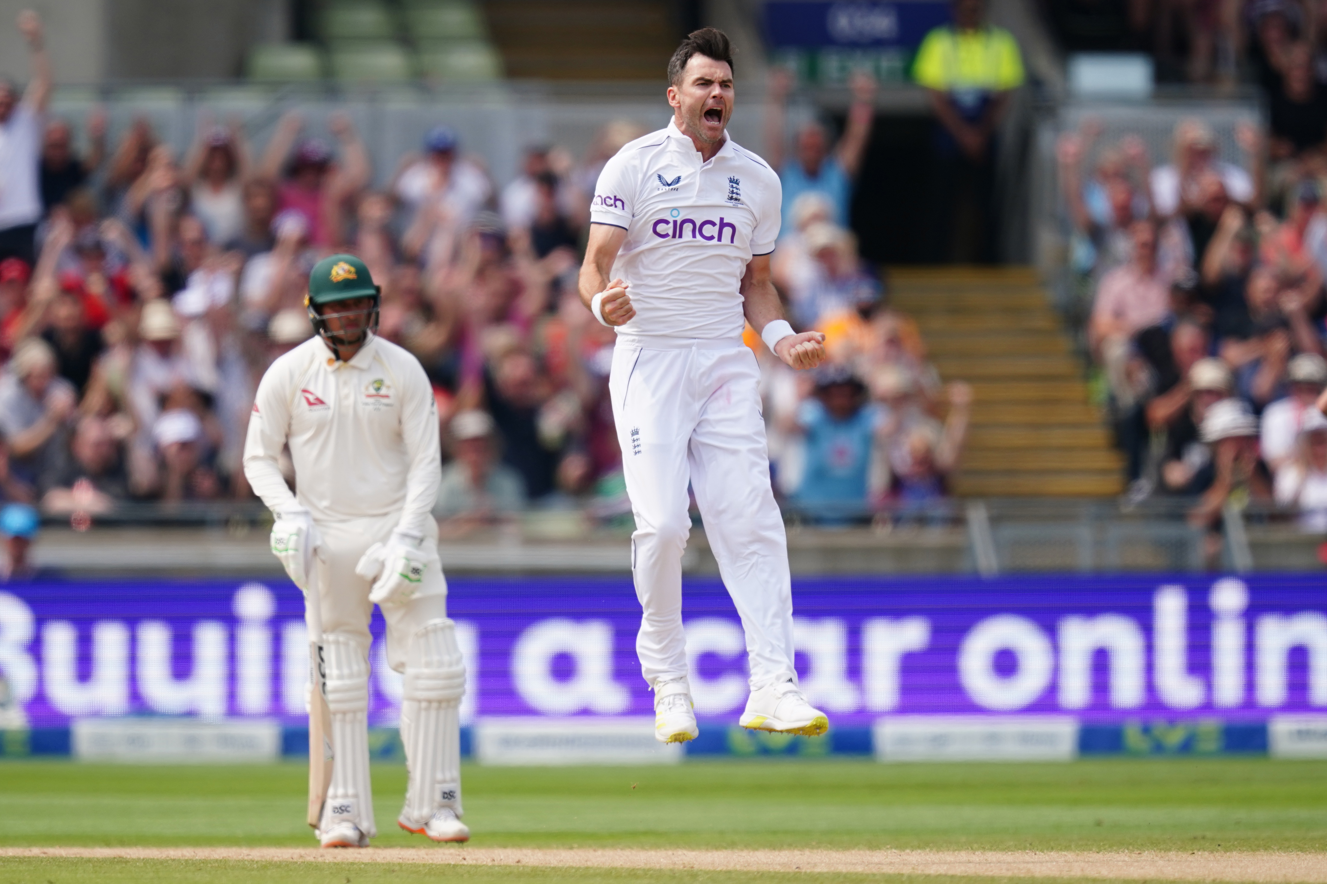 Anderson managed the solitary wicket of Alex Carey at Edgbaston.