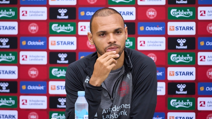 Denmark forward Martin Braithwaite could swap Barcelona for Wolves