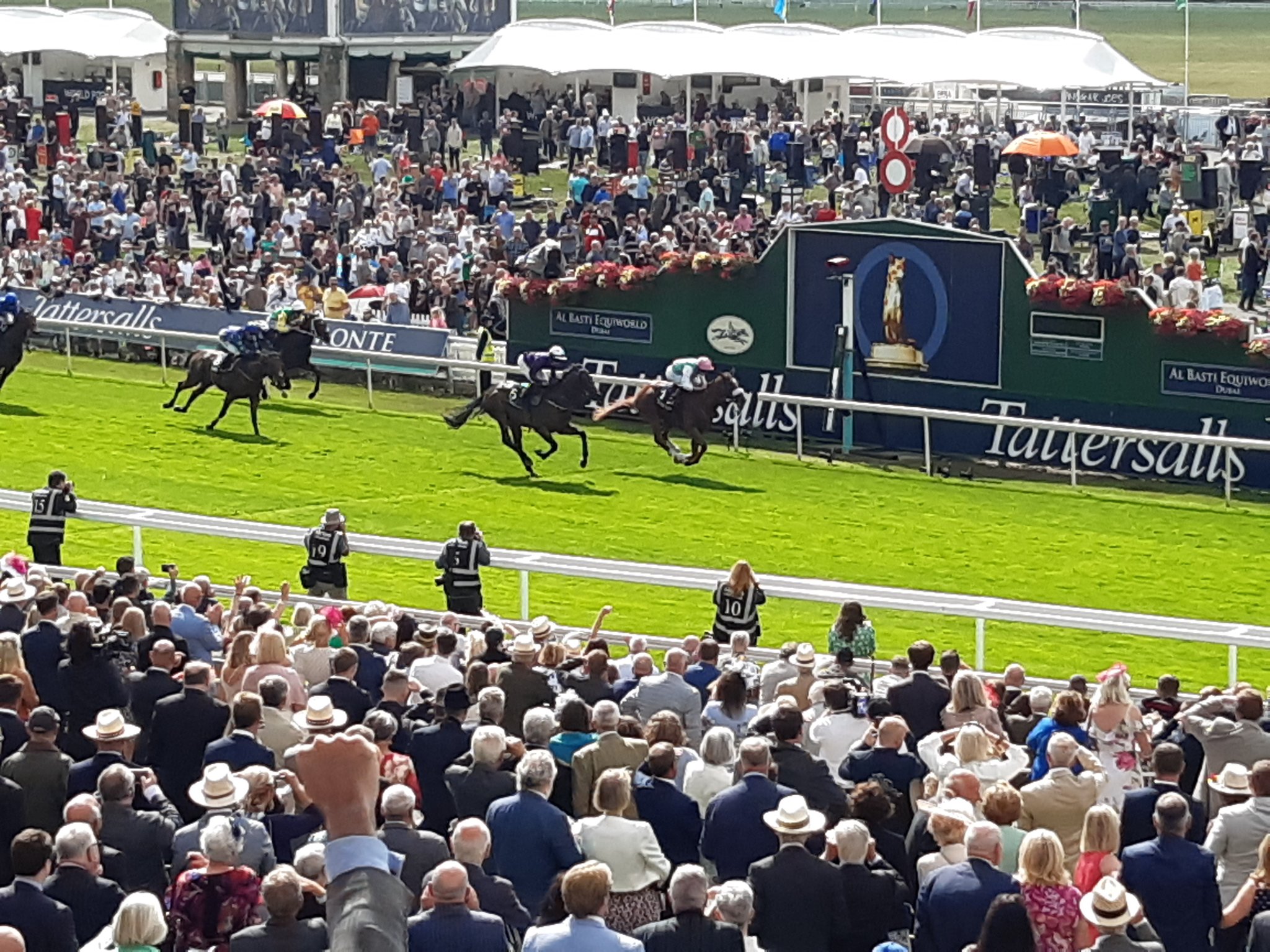 Oviedo (second left) in action at York