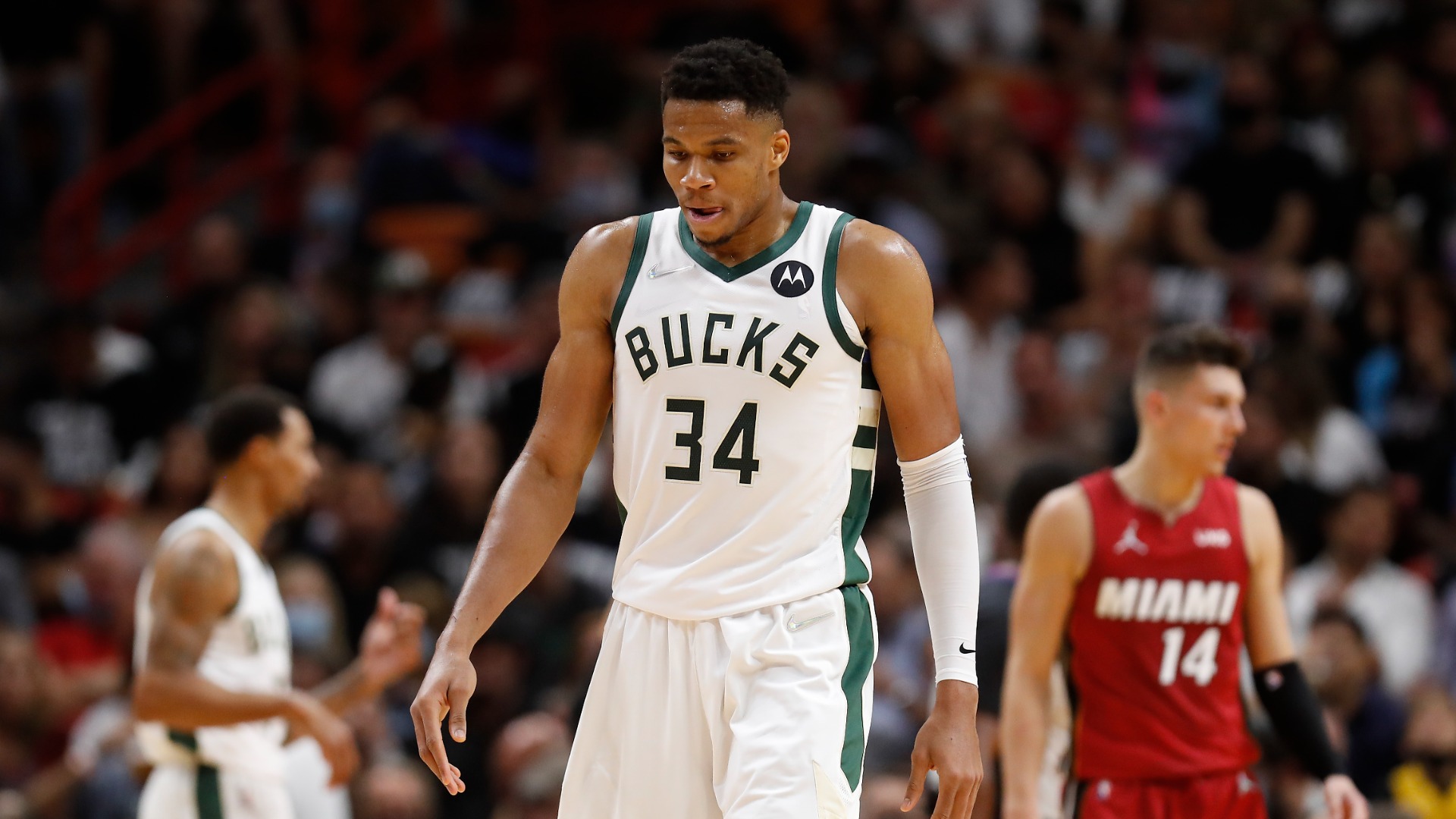 It was a tough night for the Milwaukee Bucks against the Miami Heat