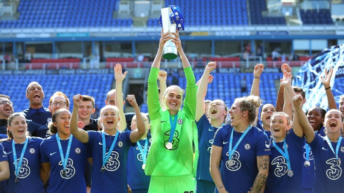 Chelsea are WSL champions once again (Nigel French/PA)