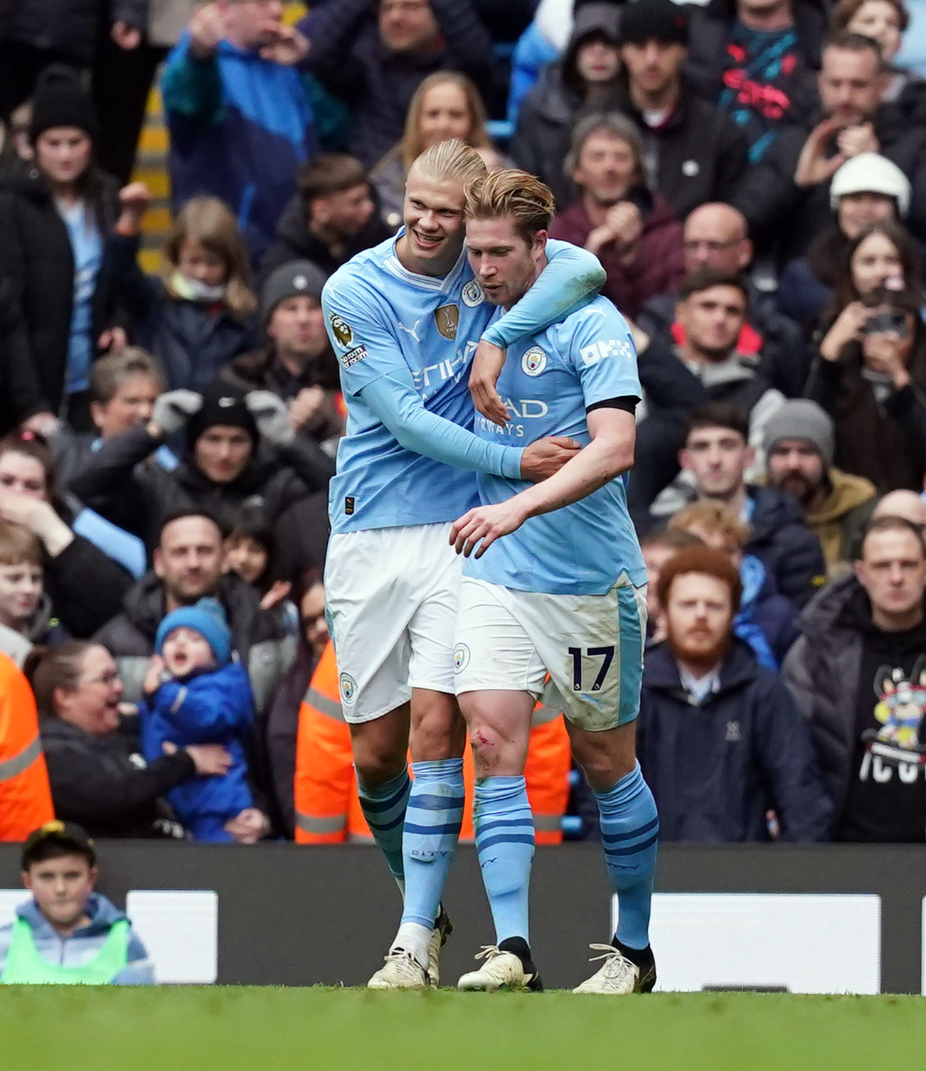 Erling Haaland and Kevin De Bruyne