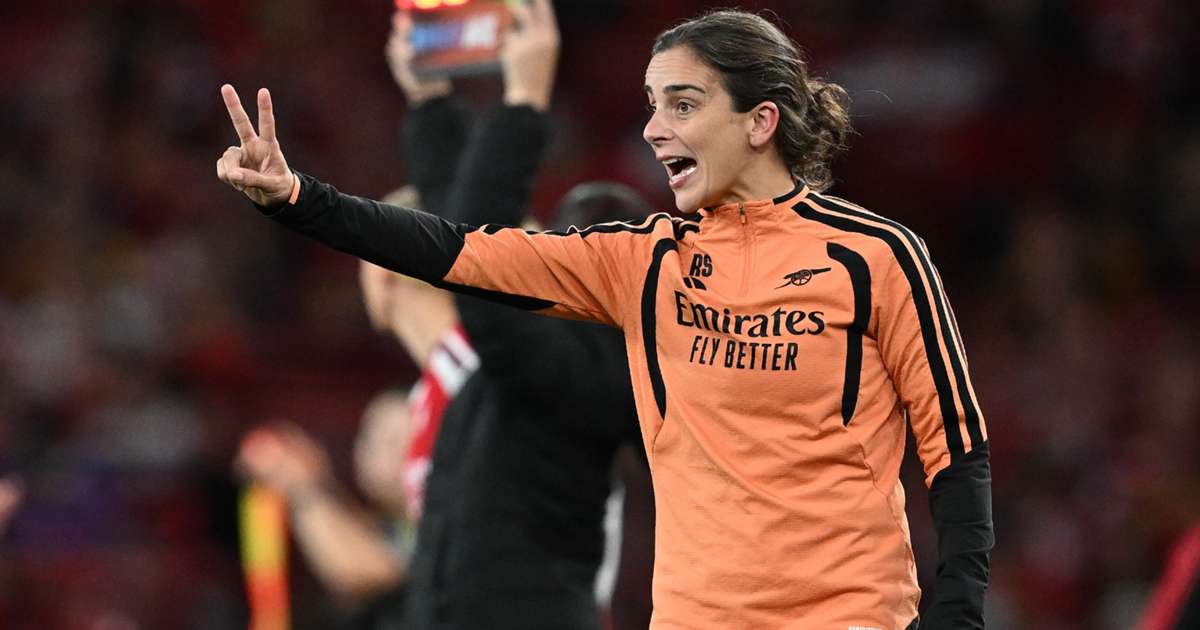 Arsenal head coach Renee Slegers speaking ahead of the Champions League opener
