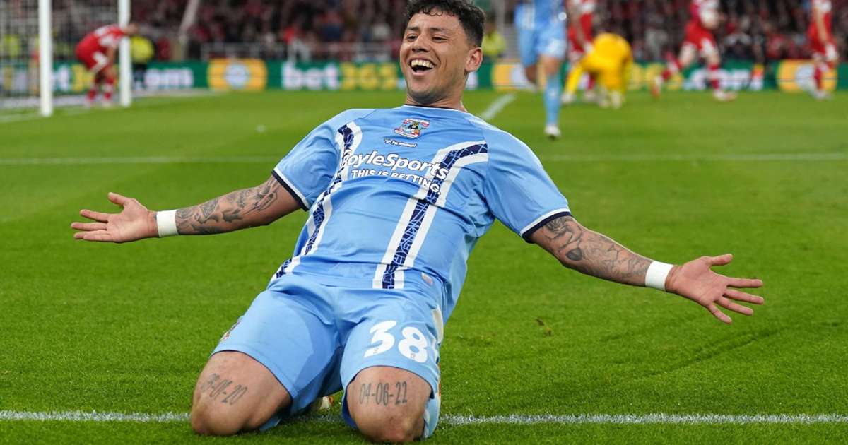 Middlesbrough 0-1 Coventry Sky Bet Championship play-off