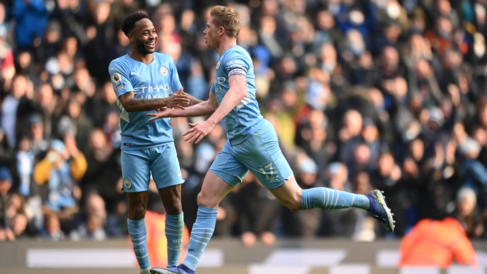 Kevin De Bruyne scores for Manchester City against former club Chelsea