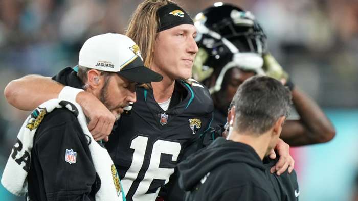 Jaguars QB Lawrence has high-ankle sprain, status for Week 14 uncertain