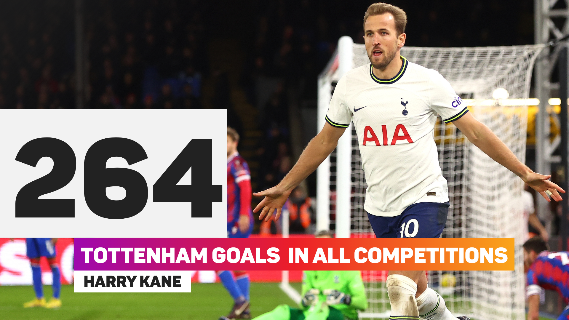 Harry Kane is close to breaking a Tottenham record