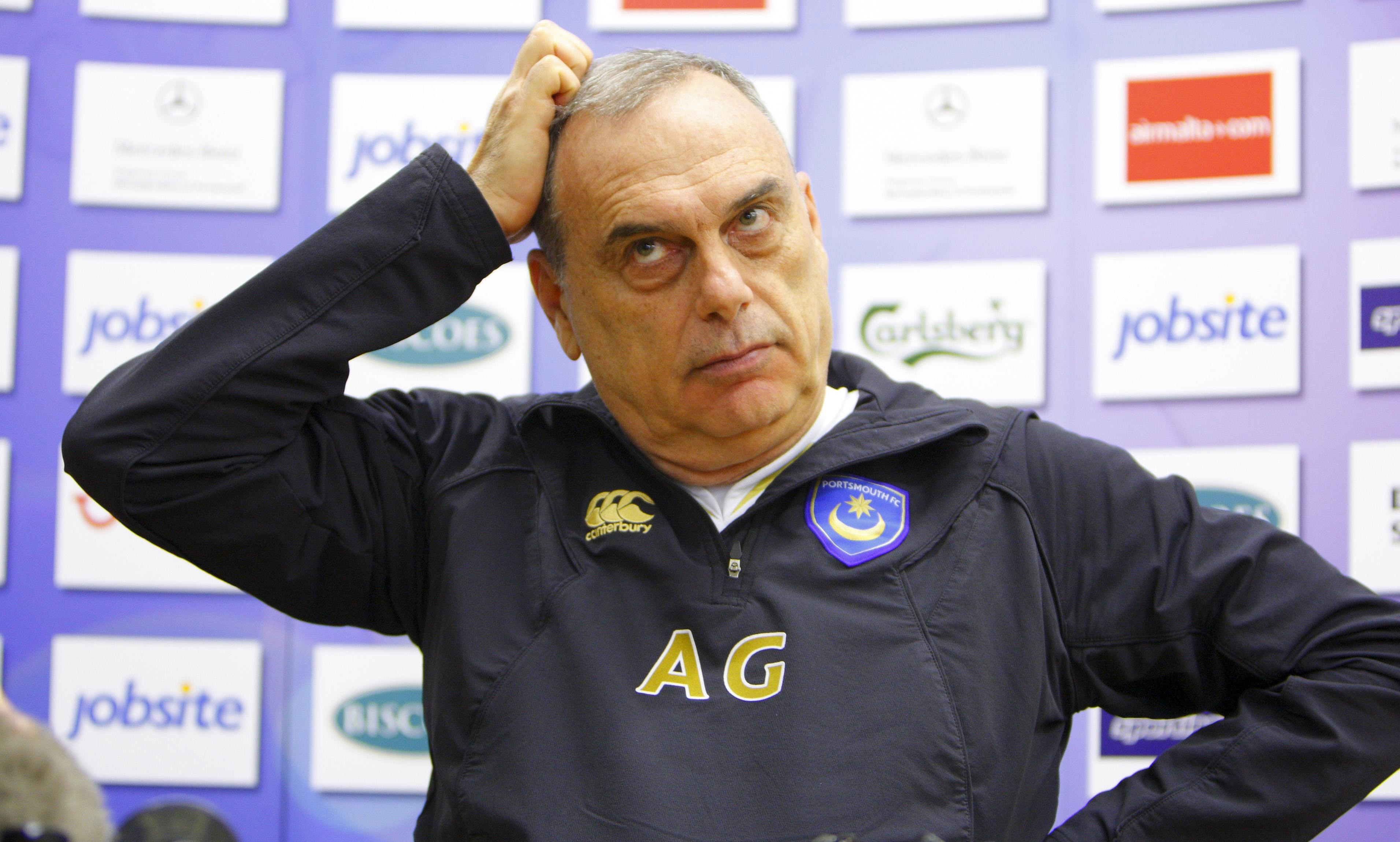 Former Portsmouth manager Avram Grant