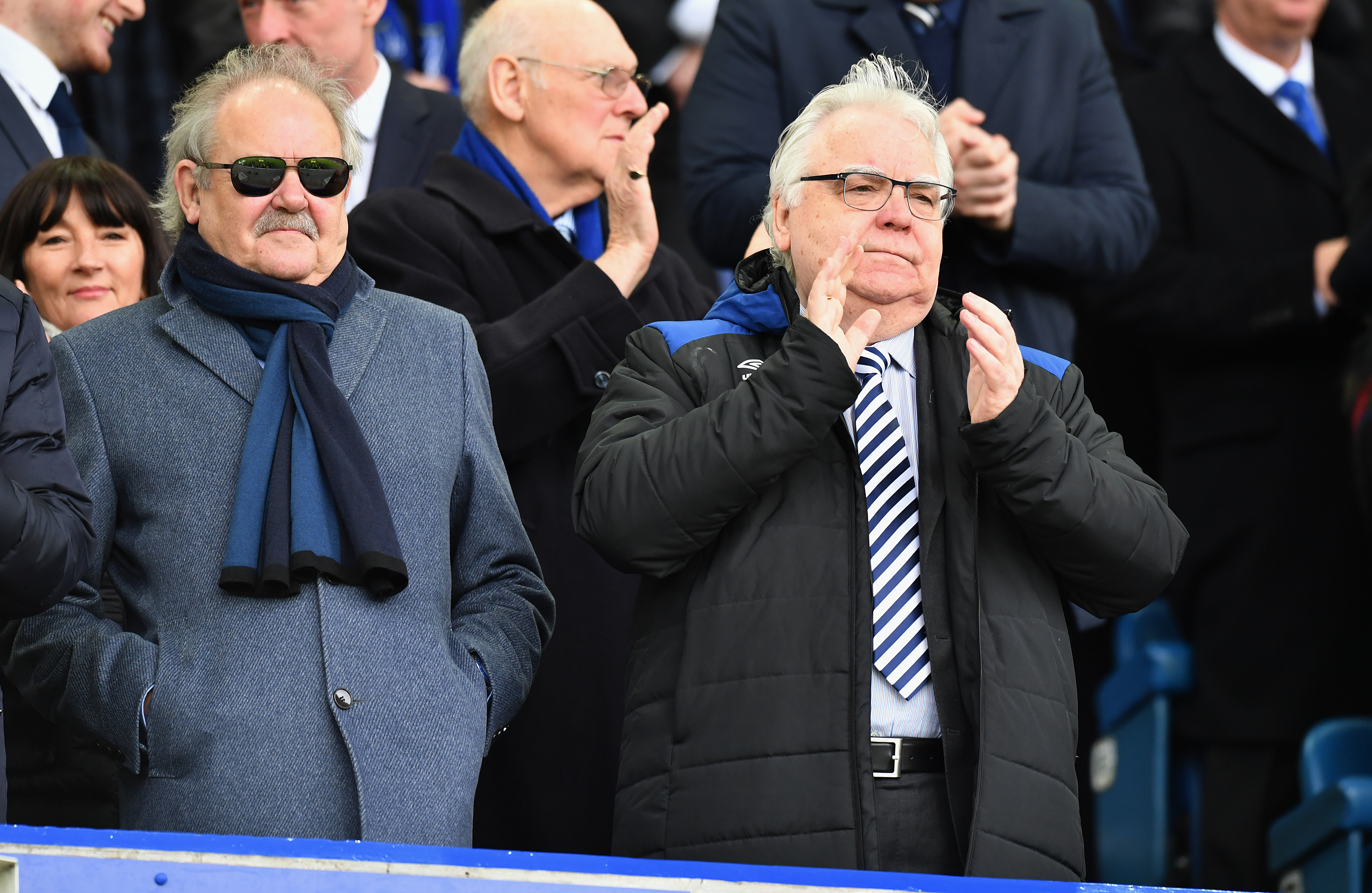 Bill Kenwright, right