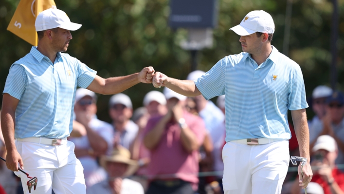 Xander Schauffele and Patrick Cantlay were the most dominant pairing on Thursday's opening day