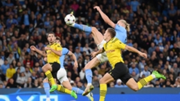 Erling Haaland scored a stunner against Borussia Dortmund