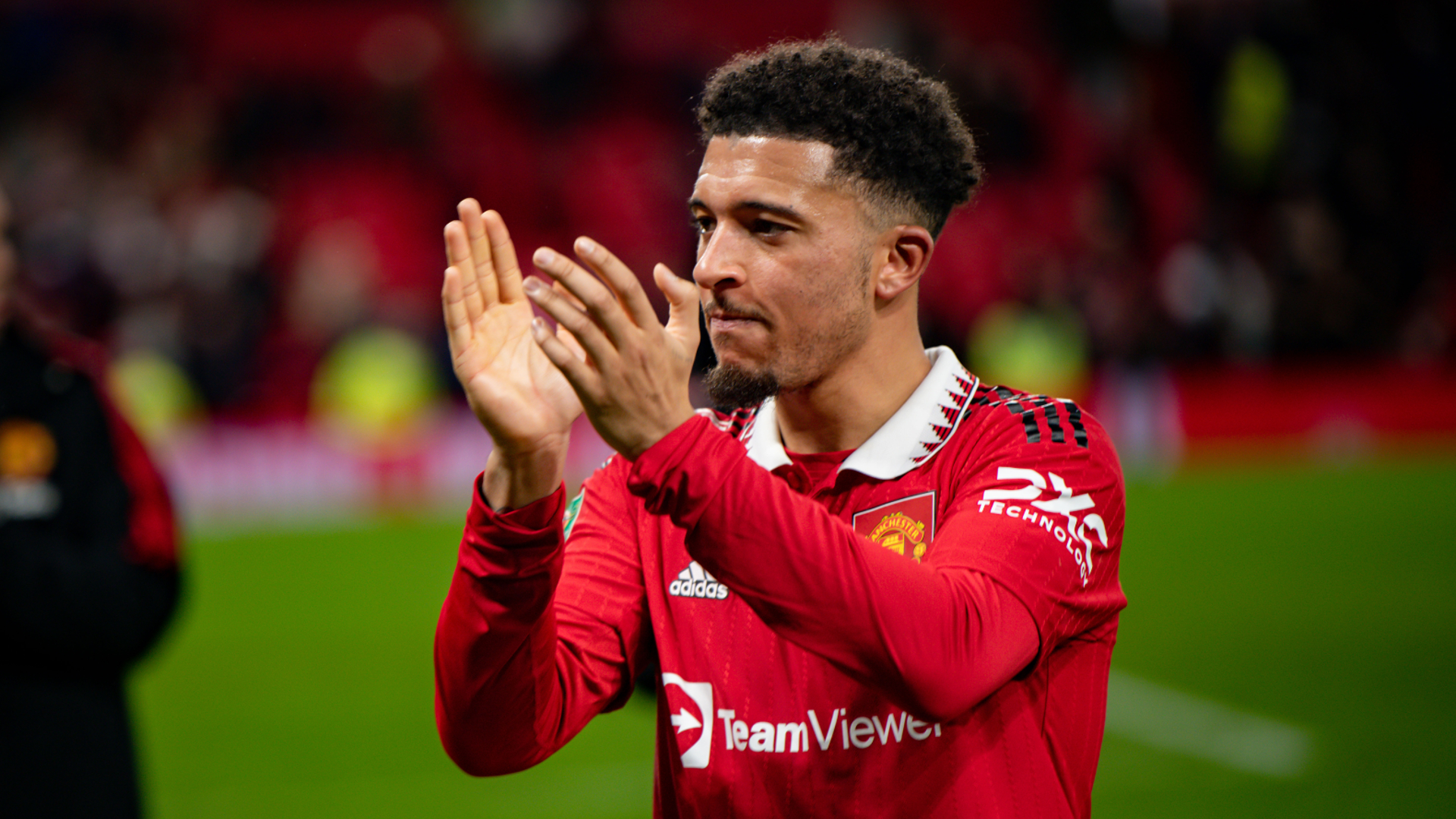 Jadon Sancho returned for Man Utd on Wednesday