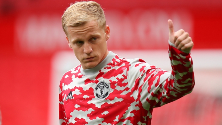 Midfielder Donny van de Beek has joined Frank Lampard at Goodison