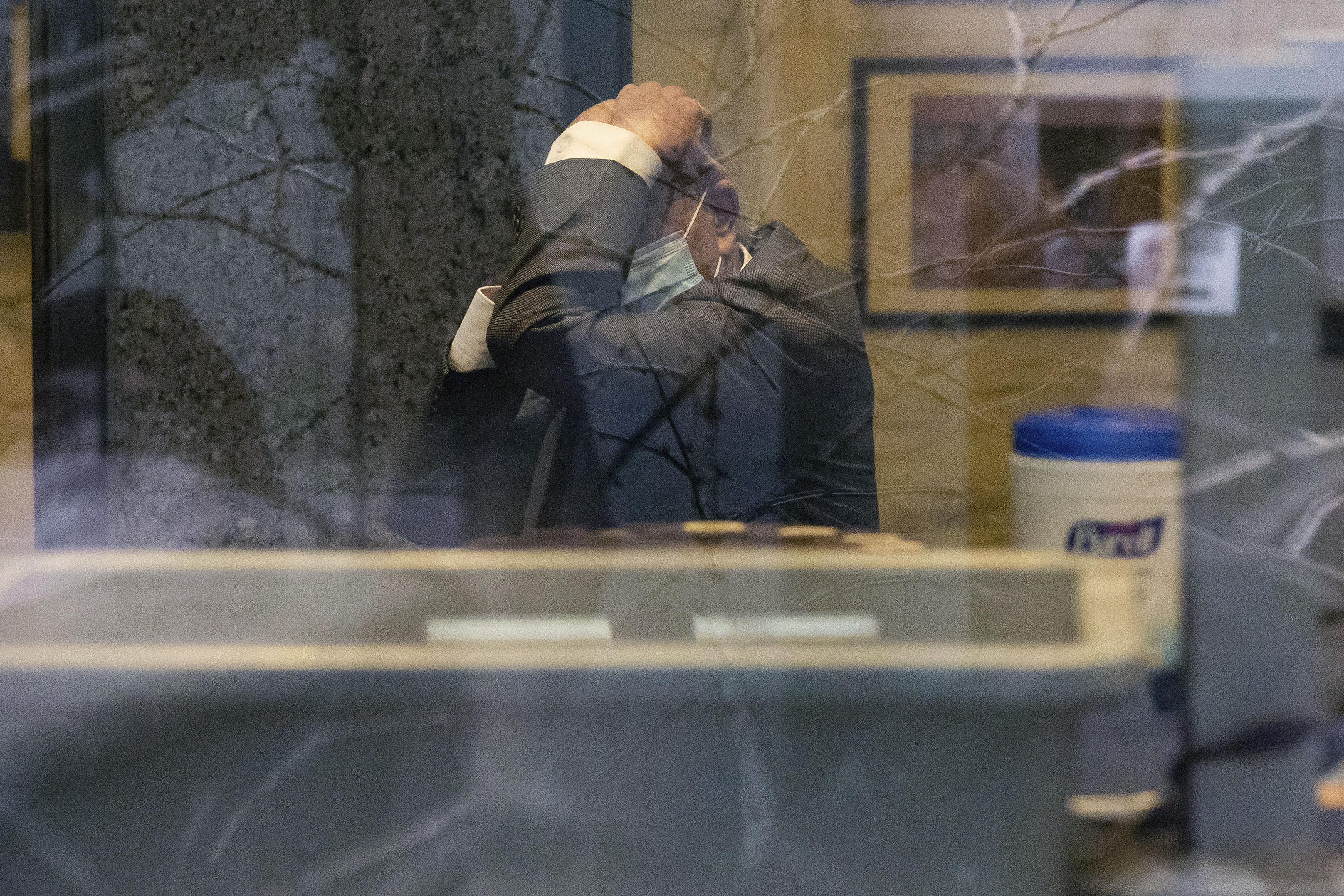 Joe Lewis arrives at Manhattan Federal Court